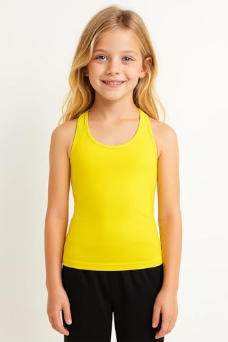 Image of Kurve Premium Girls Seamless Supersoft Wide Strap Comfortable Racerback Tank (Made with Love in The USA)