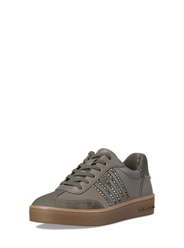 Michael Kors Women's Scotty Lace Up Sneaker, Birch, 8