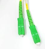 15M - Singlemode Simplex Fiber Optic Cable (9/125) - SC/APC to SC/APC