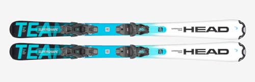Junior Rocker HEAD Supershape Team Easy JRS con JRS 7,5 GW CA BR.78[H] Attacchi Junior Sci, colore: bianco/blu (314203+100922)