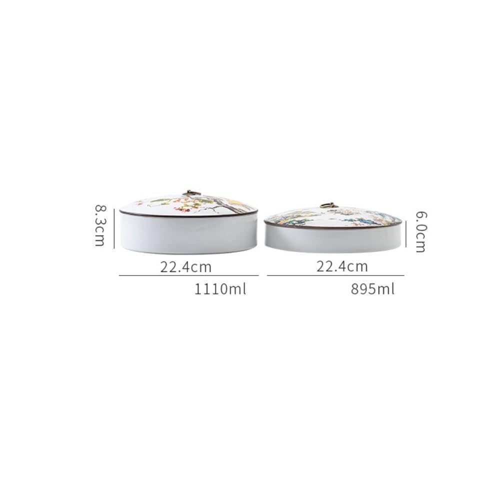 Tarros de Té Latas de cerámica for almacenamiento de pastel de té, latas apilables for almacenamiento de té a granel, cajas de pastel de té, latas de almacenamiento de alimentos for el hogar y la coci