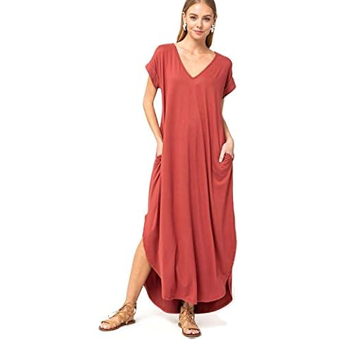Entro Women's Redwood Everyday Maxi Dress (as1, Alpha, x_l, Regular, Regular, XL) Cover