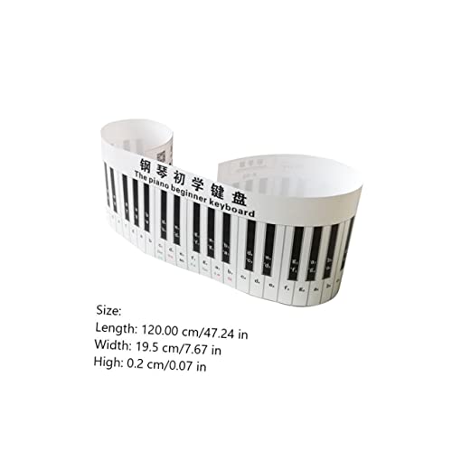 BESTonZON Clavier De Piano Simulé Clavier De Piano De Simulation 3d Clavier De Piano De Bureau 3d Clavier De Pratique Du Piano Clavier De Piano 3d Étiquette De Piano Stickers Pvc Black - Les Beatles, Paul McCartney, John Lennon, RIngo Starr, George Harrison BESTonZON Clavier De Piano Simulé Clavier De Piano De Simulation 3d Clavier De Piano De Bureau 3d Clavier De Pratique Du Piano Clavier De Piano 3d Étiquette De Piano Stickers Pvc Black – Image 7