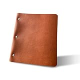 Murdy No. 1 Wide Cut Refillable Leather Binder (Bourbon)