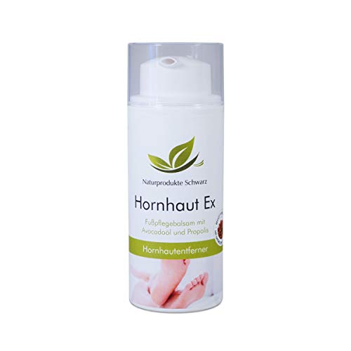 Naturprodukte Schwarz - Hornhaut Ex - Hornhautentferner und Fußcreme, 100ml