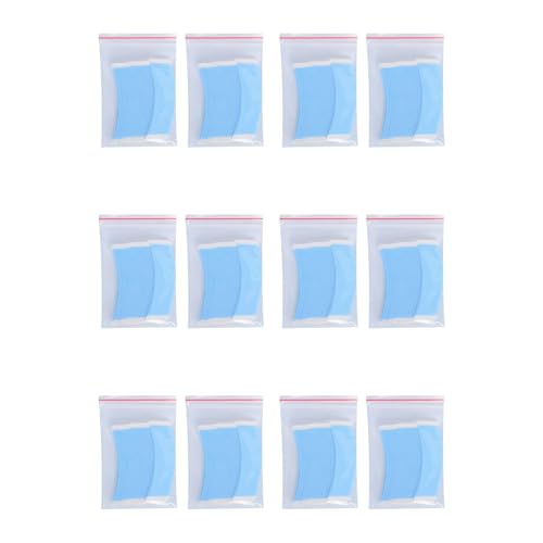 Adhésif perruque double face bleu fort maintien imperméable 432 pièces forme arc
