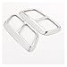 GXSC 2 Pièces en Acier Inoxydable Voiture Queue Tuyaux Couverture Tuyau D'échappement Autocollants pour Rover pour Range pour Rover pour Sport pour P400 2018 2019 D'échappement De Voiture