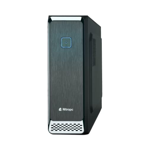 Nitropc - Office PC Gold (Intel Core i5 10500 6/12 4.5GHz, Intel Grafik, RAM 16GB, M.2 512GB + HDD 2TB + WiFi, Windows 10 Pro aufrüstbar auf Windows 11) Büro PC, Desktop PC, Arbeit Computer