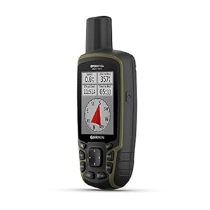 Garmin GPSMAP 65s, Button-Operated Handheld with Altimeter and Compass, Exp...