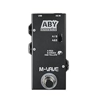 Versatile ABY Switching: A/B mode for toggling between amps/effects; A&B mode for blending signals—ideal for wet/dry rigs or parallel processing. Bidirectional Routing: Works both ways (A/B to C or C to A/B) for flexible signal flow; compatible with ...