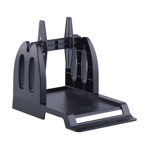 KIXZSAZ Portaetiquetas térmico, cesta duradera, compacto, desmontable, para rollos de etiquetas de envío, accesorios para supermercados y almacenes, térmico para rollos y etiquetas plegadas.