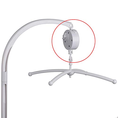 Pursuestar Baby Rotary Mobile Crib Bed Bell Toy Windup Clockwork Movement Music Box With Rotating Hook - Brahms Lullaby #TOP5