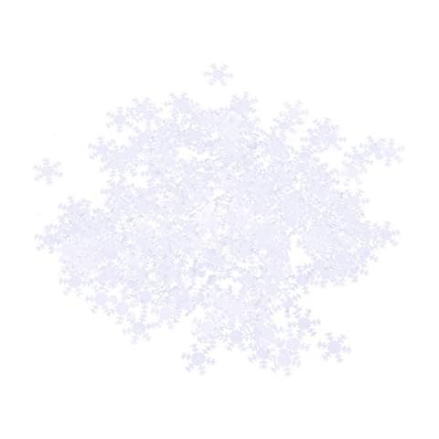 Toyvian Weihnachten Konfetti Schneeflocke Form Konfetti Cover