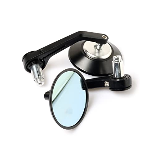 Espejos para moto Triumph Bonneville T100 retrovisores plata con visión HD antirreflejo