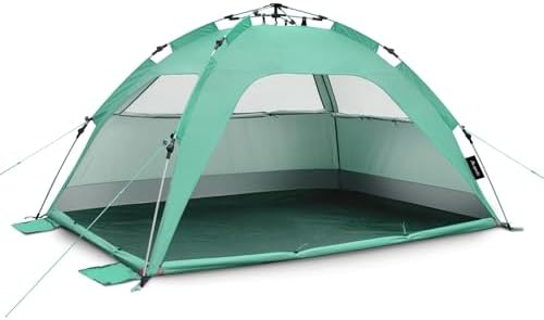 qeedo Quick Palm Tente de Plage (système Quick-Up), avec Protecti...
