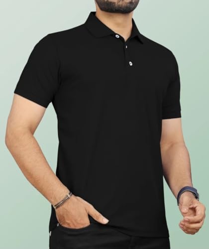 Image of T-Shirt | T-Shirt for Men | Regular Fit Polo T Shirt for Men | Casual T Shirt for Men | Men's T Shirt | Men's T Shirts Stylish | Half Sleeve T Shirt