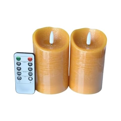 Adoria Orange Flameless Candles Set Cover