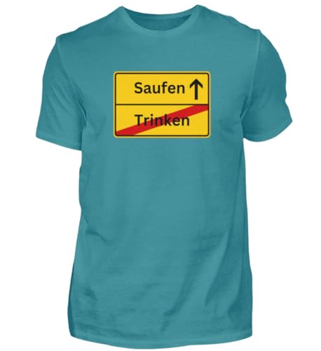 T-shirt Saufen Trinken Malle bleu M évite le manque de cohésion pendant l'EVG