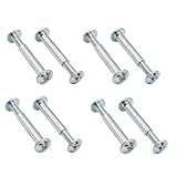 Verbindungsschrauben-Set für IKEA PAX, BILLY, VITVAL & INLÄGG – M4 Möbelverbinder aus verzinktem Stahl Ersatz für 100402 & 100644