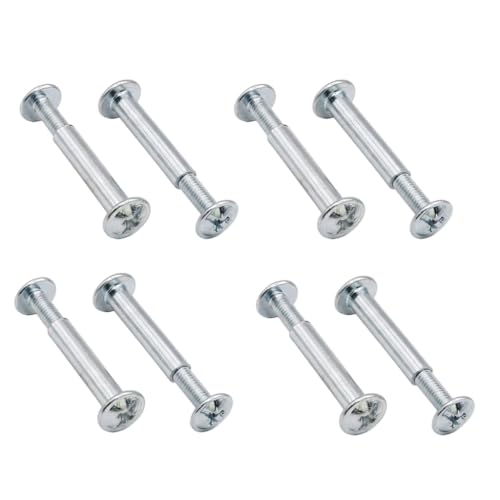 Kit de vis de connexion pour IKEA PAX, BILLY, VITVAL et INLÄGG – Connecteurs de meubles M4 en acier galvanisé de rechange pour 100402 et 100644