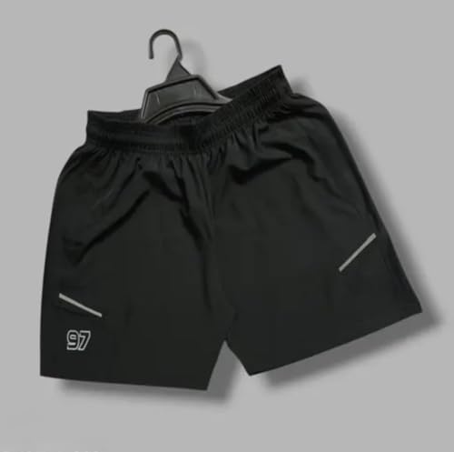 Image of Boxer Shorts for Men |Regular Fit Ultralight All Day Polyester Short with Two Side Zipper Pockets (C26)