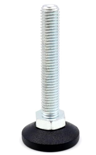 Vis d'ajustement en acier galvanisé robuste avec plaque de 38 mm pour charge lourde