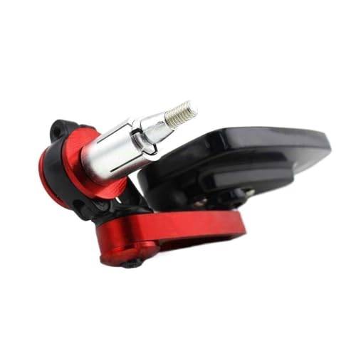Rétroviseur moto CNC réglable en verre transparent pour guidon 7/8"