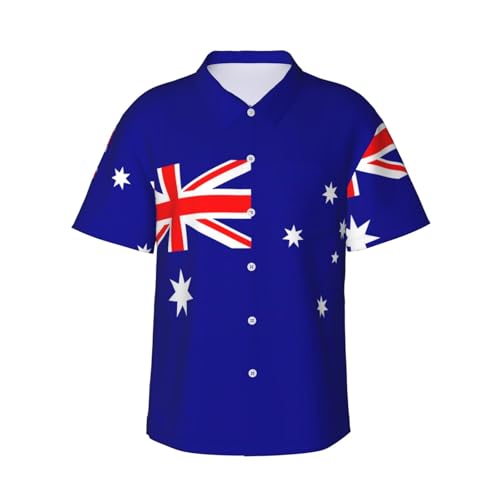 Chemise de plage drapeau australien pour des vacances tropicales et barbecues d'été