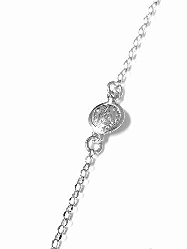 Pulsera Virgen del Pilar en Plata de Ley