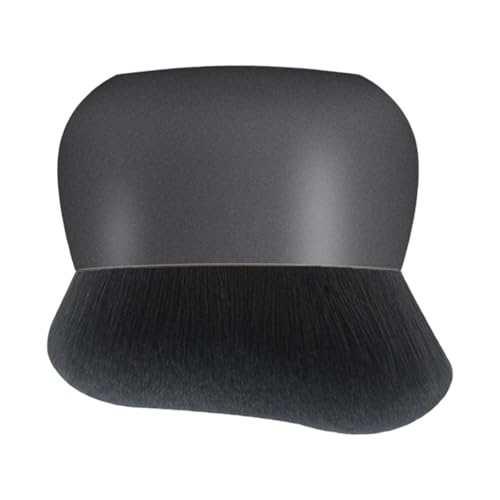 Cepillo ergonómico para el cuerpo de bronceado, tamaño grande, sin rayas, mezcla de cuello, piernas, brazos, acabados suaves, mango ergonómico antideslizante, cepillo de maquillaje corporal