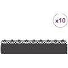 Progress Profiles - Moulure décorative pour bordure de céramique Projolly Square aluminium chromé poli 10 mm ||PJQBC-10