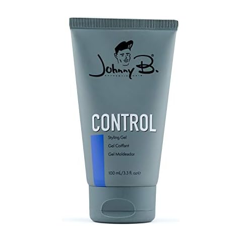 JOHNNY B. Control Alcohol-Free Hair Styling Gel, Strong Hold, All Hair Types 3.3 oz. Cover