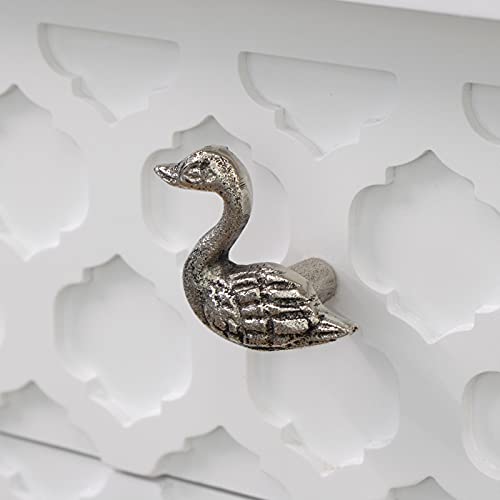 Melody Maison Bouton de tiroir Swan Argent Cover