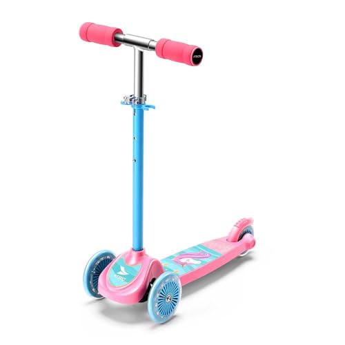 Patinete Atrio Unicorn 3 Rodas Guidão Ajustável Suporta até 35Kgs +3 Anos Rosa - ES272