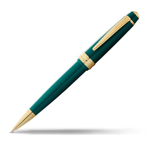 Cross Bailey Light Refillable Ballpoint Pen Presented in a Everyday Gift Box - Medium Point, Black Ink, Polished Green
