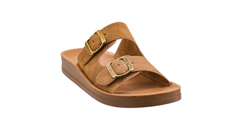 Corkys Footwear Let's Be Real Sandals - Featuring Two Adjustable Straps, A Rhinestone Covered Upper, Easy on and Off, and Comfy Insoles For All Day Wear3