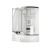 ✅ INCOMPLÉMENTABLE : Nos cabines de douche sont livrées avec le receveur de douche et la douche tropicale par une entreprise de transport, franco bord de trottoir, et sont faciles à monter grâce aux instructions de montage.