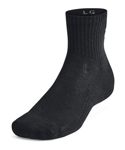 Image of Under Armour Training Cotton Quarter Socks 3-Pack