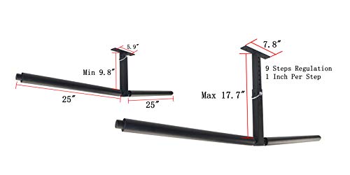 YUANSHI Ski & Snowboard Ceiling Storage Rack - Double SUP & Surf Ceiling Storage Rack- Hi-Port 2 Overhead Hanger Mount-Multifunctional Ceiling Storage Rack-Home,Garage & Shop