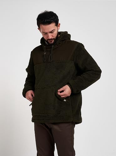 Sweat capuche polaire Sherpa Jack Pyke Gen 2 anti-froid couleur Camel - 3