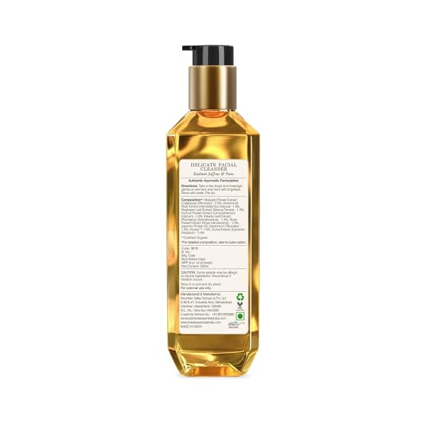 Forest Essentials Kashmiri Saffron and Neem Delicate Facial Cleanser, 200ml & Forest Essentials