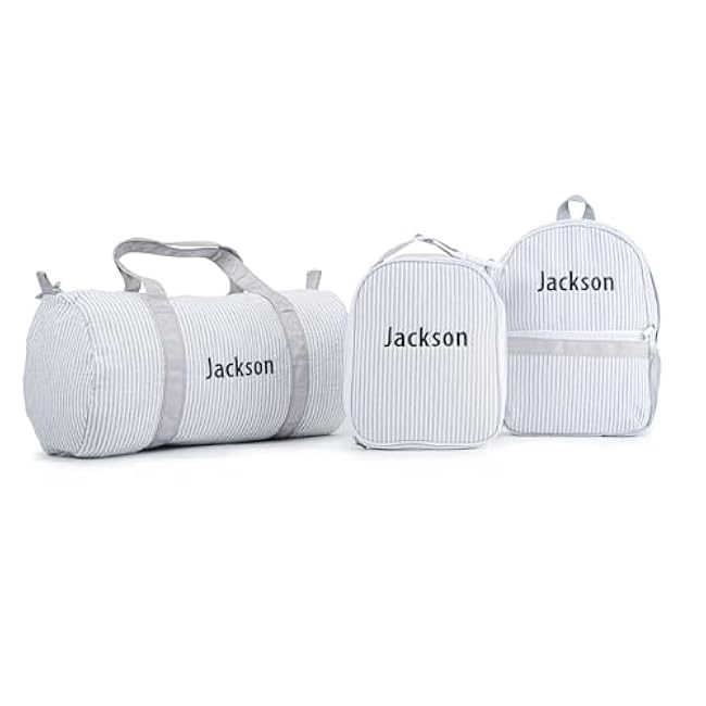 MT WORLD Daycare Backpacks with Lunch Boxes Set,Personalized Checkered Backpacks and Lunchboxes,Travel Daypack with Lunch Bag,Purple Checkered Daypack Lunchbags Set