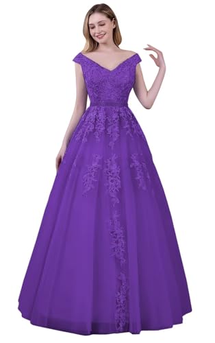 Cap Sleeve Tulle Quinceanera Dress Ball Gown V Neck Laces Appliques Prom Dresses ZS37