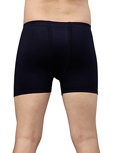 Image of Dixcy Scott Originals Men 100% Combed Cotton Sweat Absorbent Waistband Long Trunk (Pack of 3)