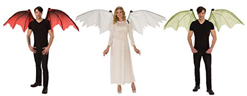Rubies Mechanical Angel Costume Wings for Themed Parties and Halloween, White3