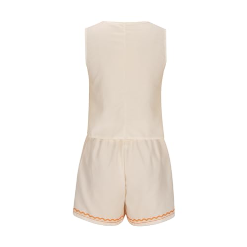 Shirt And Shorts Co Ord Ladies Waistcoat Womens Shorts Co Ord Sets Summer Floral Printed Loungewear Activewear Waistcoat Women Sleeveless Button Cheeseclothes Suits Sportswear Two Piece Outfit Women - Image 6