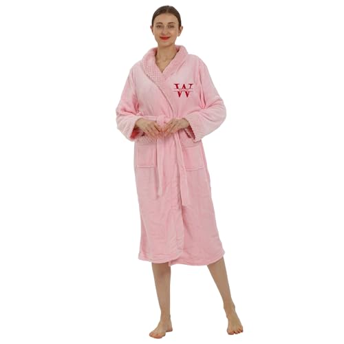 Personalized Plush Robe for Women and Men