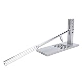 Luocute Austernmuschelöffner, Verstellbares Shucker-Werkzeug mit 5 Höheneinstellungen, Edelstahlklingen, Saugnäpfen, G-Klemme, Schnittsichere Zum Sicheren Öffnen von