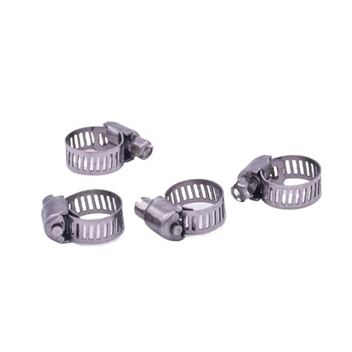UGGOVXWZH 5 PCS Schlauch Klemme 16-25mm 3/4 "1" 304 Edelstahl Worm Drive Frühling Clip Wasser Kraftstoff Linie Homebrew