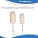 Long Reach Wool Dusters Microfiber Dusters Handle Home and Office Dusting Tool Dusters Brush